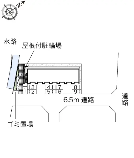 ★手数料０円★大津市真野　月極駐車場（LP）